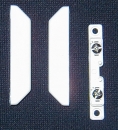 Magnetic door contact with screws