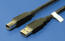 Cable ROLINE USB 2.0 A-B,1.8m